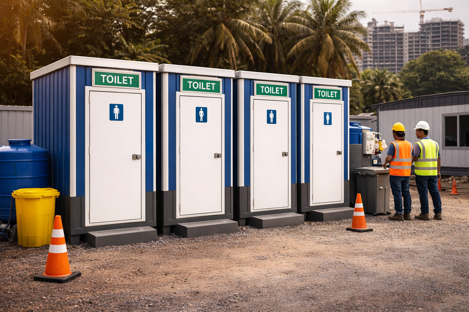 Portable Toilet Container manufactured in Delhi NCR
